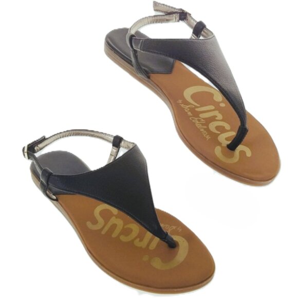 Circus by Sam Edelman | Cairo Black Thong Sandal | Size 9 Women's - Picture 1 of 10